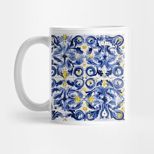 Italian Majolica Tile 16 Mug